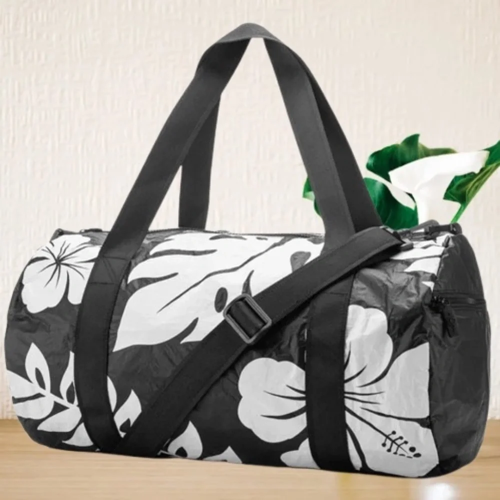 ALOHA Collection Waipi'o Duffle (White & Black) - Picture 1 of 2